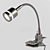 Adesso Prospect Clip-On LED Lamp 3D model small image 1