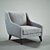 Elegant Lucy Chair: Stylish & Compact 3D model small image 1