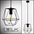Stylish Illumination: Elk Delaney Pendant 3D model small image 1