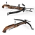 Medieval Decorative Crossbow 3D model small image 1