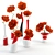 Vibrant Poppies: Blooming Elegance 3D model small image 2