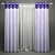 Title: Grommet Curtains: Sleek, Stylish & Functional 3D model small image 1