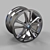 Metallic BMW Disc Texture 3D model small image 1