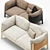 De Padova Yak Sofa: Sleek and Stylish 3D model small image 2