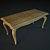 Classic Coffee Table 3D model small image 1