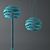 EcoLume Organic Floor Lamp 3D model small image 3