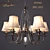 Divinare Archeo SP6 1053 Pendant Chandelier 3D model small image 1