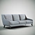 Stylish Lucy Sofa: Sleek, Modern Design 3D model small image 1