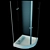 Sleek Shower Cabin 3D model small image 1