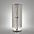 Elegant Crystal Table Lamp 3D model small image 2