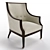 Kindel Armchair: Modern Comfort in One-Step 3D model small image 1