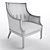 Kindel Armchair: Modern Comfort in One-Step 3D model small image 3