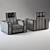 Luxury Recliner: Ultimate Home Theatre Chair 3D model small image 2