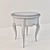 Elegant Bedside Table | D60x60 3D model small image 2