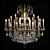 Elegant G. Moscatelli Chandelier 3D model small image 1