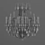 Elegant G. Moscatelli Chandelier 3D model small image 4