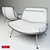 Elegant Grippa Lounge Chair 3D model small image 2