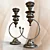 Elegant Silver Candlestick 3D model small image 1