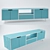 Sleek TV Stand - 180cm Length 3D model small image 2