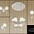 Fusion Chiaro Lighting Collection: Chandeliers, Sconces, Pendant Lamp 3D model small image 1