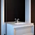 Elegant Bathroom Furniture Set 3D model small image 2