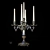 Elegant Candelabrum: V-Ray & Corona Compatible 3D model small image 1