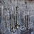 Elegant 5-Light Chandelier: 635mm Height, 610mm Diameter 3D model small image 1