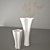 Elegant Decor Vases 3D model small image 1