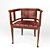 Elegant Vintage Chair 3D model small image 1