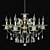 Elegant German Hanging Chandelier - 8828-48 BLITZ 3D model small image 1