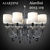 Aiardini Chandelier 2015: Elegant Crystal 12-Light 3D model small image 1