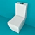 Sleek & Stylish WC Solution 3D model small image 3