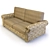 Luxury Furman Brabus Classic Sofa 3D model small image 6