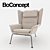 Modern Comfort: BoConcept's Hamilton Armchair 3D model small image 1
