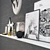 Elegant Shelf Set: Stylish Decor Solution 3D model small image 3