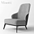 Sophisticated Comfort | Minotti Leslie 3D model small image 1