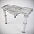 Royal Console Washbasin: Elegant Ceramica Althea Design 3D model small image 3