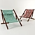 Relaxation at its Finest: Deck Chair 3D model small image 2