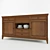 Elevated Curtained Credenza 3D model small image 1