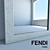 Reflective Elegance: Fendi Cassa Mirror 3D model small image 2