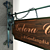 Wrought Iron Vintage Signage 3D model small image 3