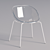 Elegant Calligaris Bloom Armchair 3D model small image 1