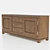 Elegant Guadarte Sideboard 180L 3D model small image 1