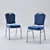 Tonon Int. Fiora 60/5 & Siena-Allday 62/1E: Stylish Banquet Chairs 3D model small image 1