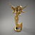 Elegant Shaded Sculpture 3D model small image 1