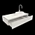 Moove Jacuzzi Bathroom Sink 3D model small image 2