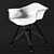 Lightweight Plastic Chair 3D model small image 1