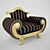 Elegant SISSI Armchair: Coleccion Alexandra Heritage A2360/25 3D model small image 1