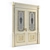 Luigi Glass Double Door 3D model small image 1