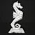 Marine Seahorse Decor 3D model small image 1